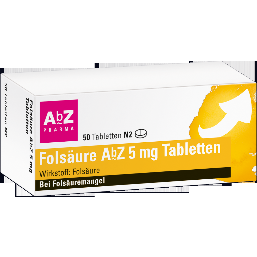 FOLSÄURE AbZ  50 St Tabletten