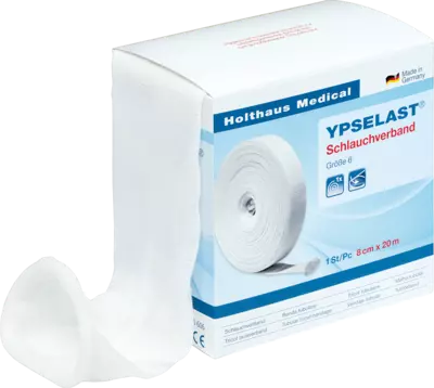 SCHLAUCHVERBAND Ypselast Gr.9 20 m weiß 1 St Verband