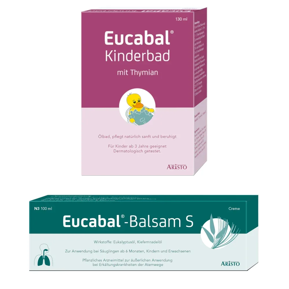 Eucabal Kinderbad + Eucabal Balsam S Set 1 Sparset
