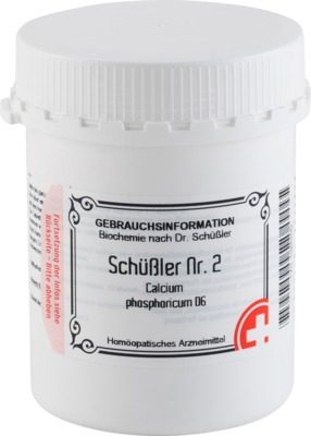 SCHÜSSLER Nr.2 Calcium phosphoricum D 6 Tabletten 1000 St Tabletten