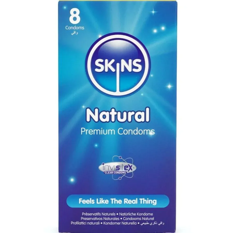 Skins Natürliche Premium-Kondome 8 Stück
