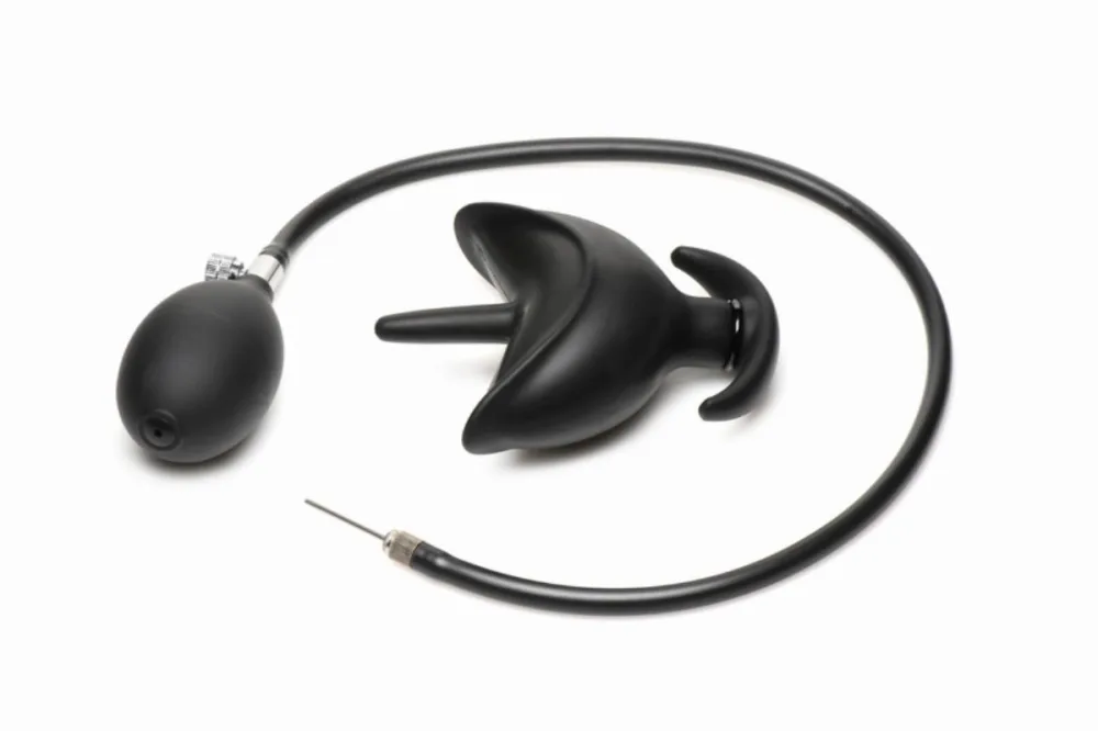 Ass Bound Inflatable Silicone Anal Plug