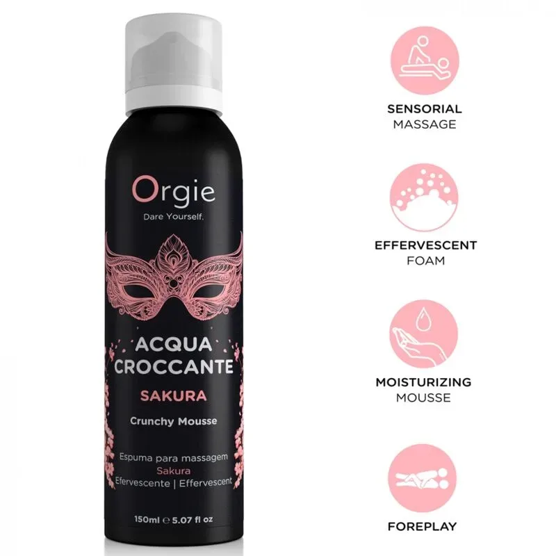 Orgie Acqua Croccante Sakura Crunchy Massage Mousse 150 ml