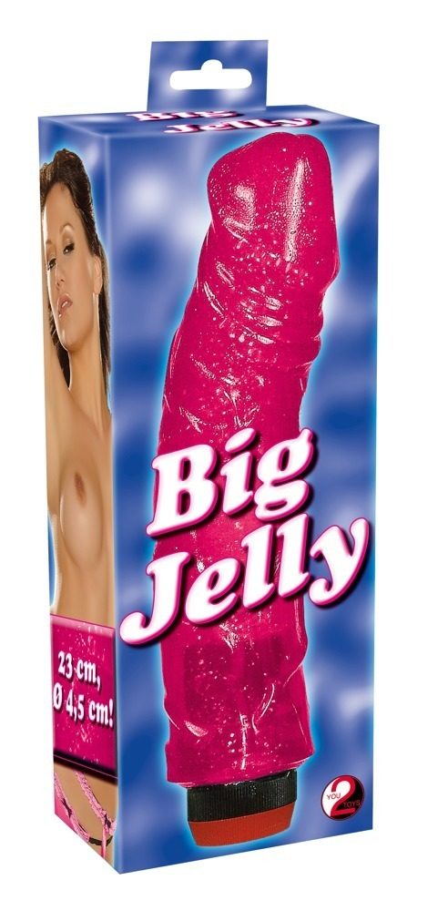 Vibrator ?Big Jelly? mit ausfüllenden Maßen