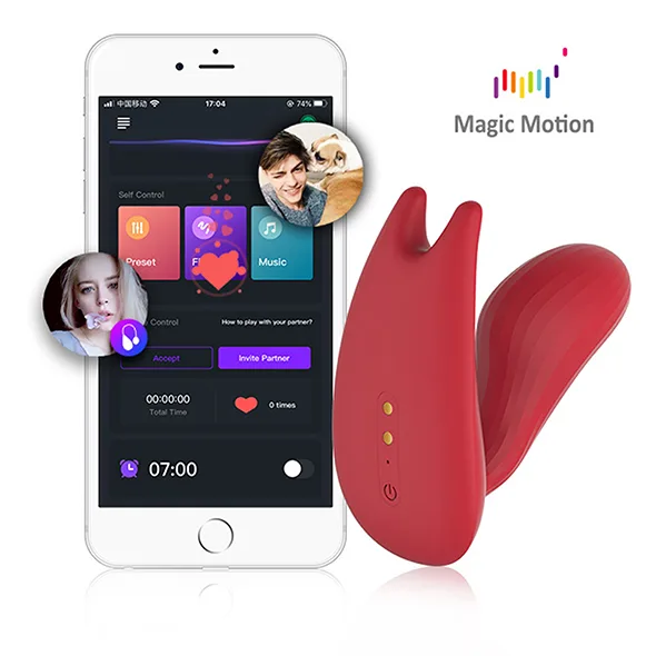 Magic Motion Umi Dual Motor Vibrator Red