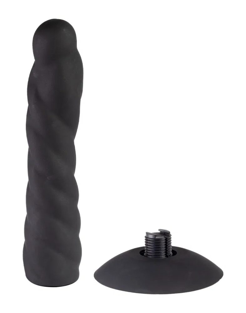 Exchangeable Dildo for Strap-on with Sucking Cup