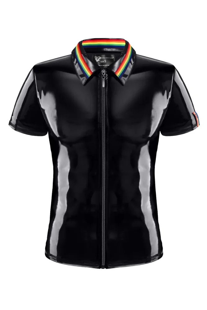 PVC Herren Polo Shirt Remigio