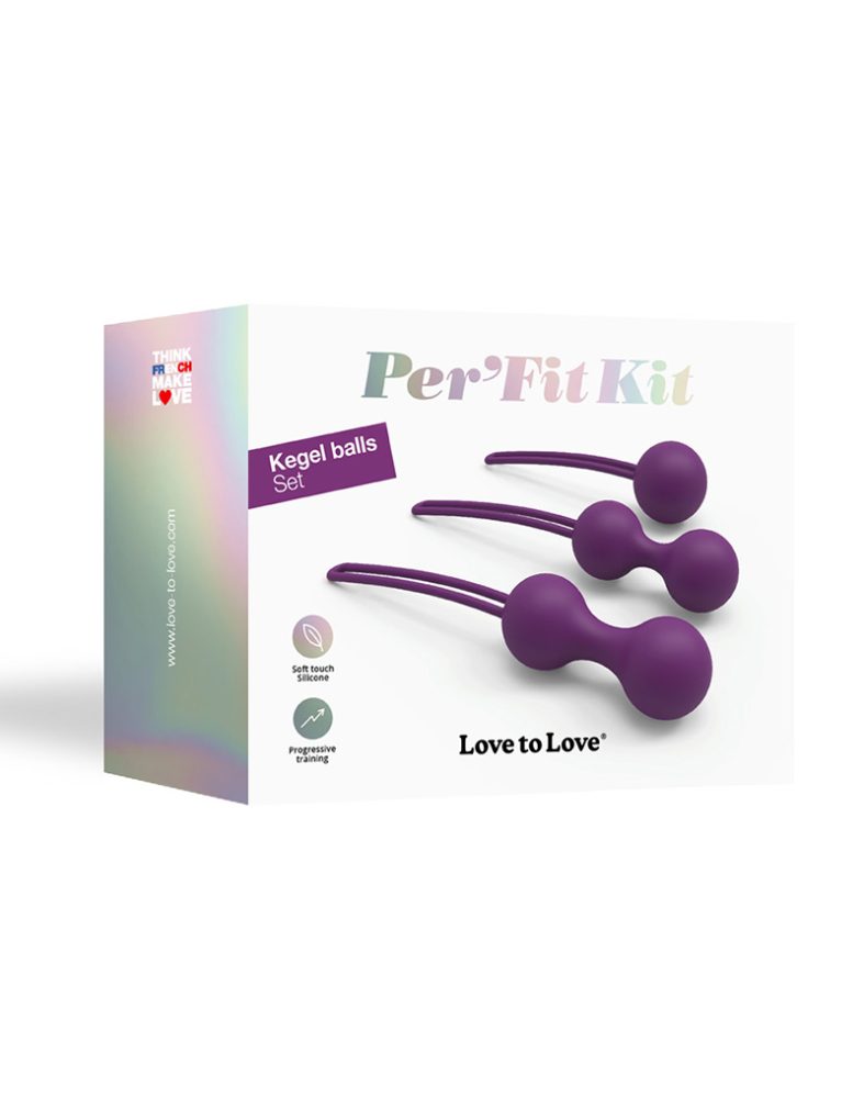 Per'Fit Kit Kegel Balls Set Purple