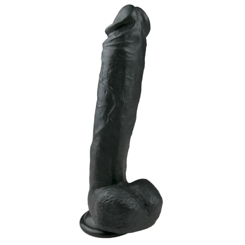 Realistischer Dildo schwarz 26.5cm
