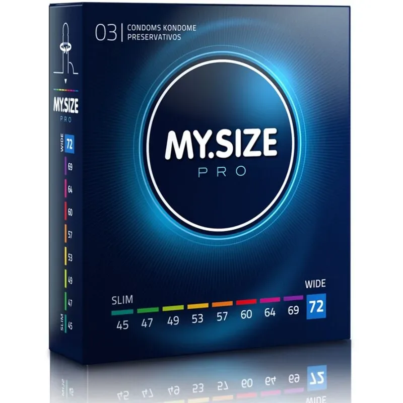MySize -  MY.SIZE PRO 72 3er Kondom, 3 Stück