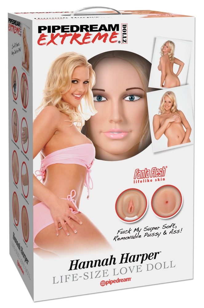 Liebespuppe ?Hannah Harper?, mit 3D-Gesicht
