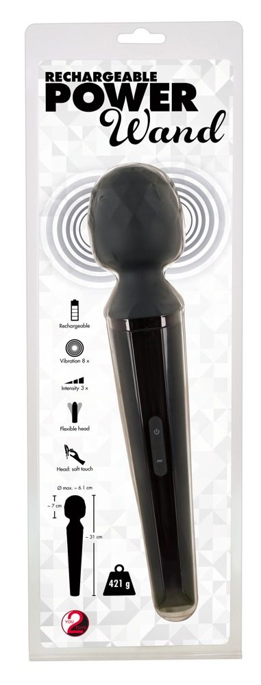 Rechargeable Power Wand Massagestab