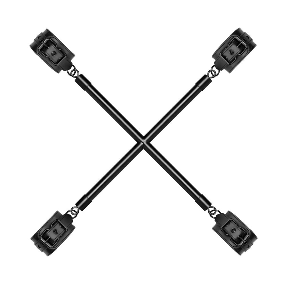 Hog Tie Kreuzstange mit Handschellen