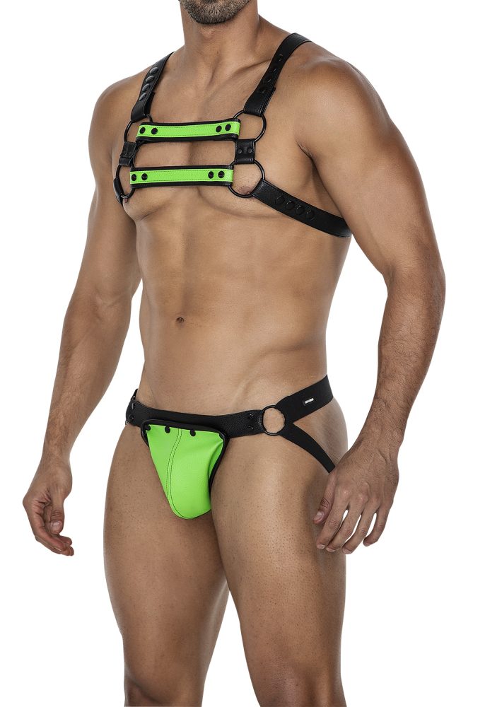 Cut4Men Burst-Harness 06 Neon Green