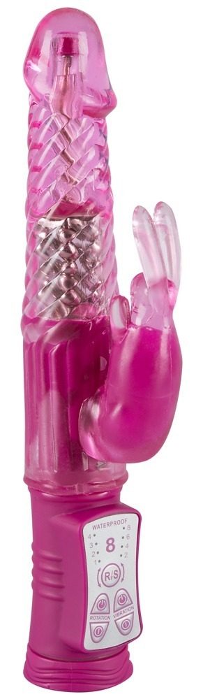 Rabbitvibrator ?Sugar Babe?, 22 cm, mit 8 Vibrationsstufen und 4 Rotationsstufen