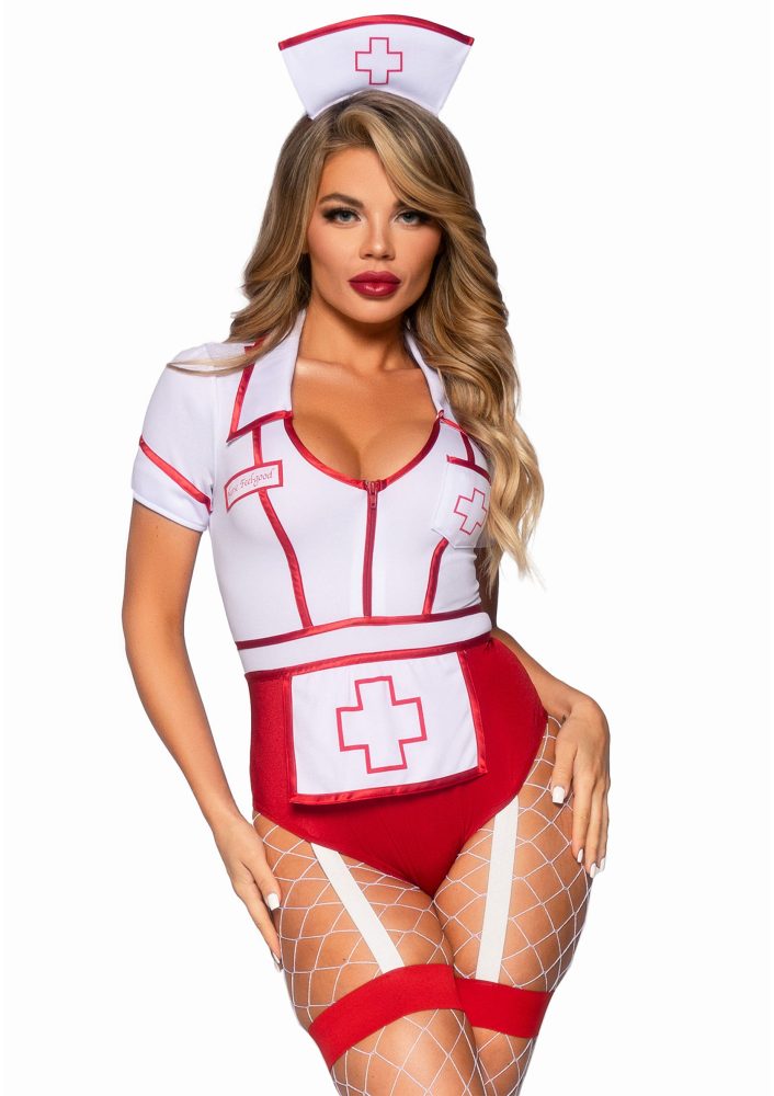 Leg Avenue Nurse Feelgood Bodysuit