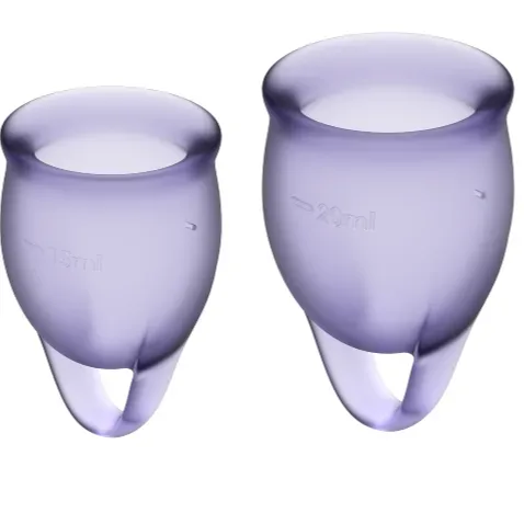 Satisfyer -  Feel Confident Menstrual Cup, One Size, Violett