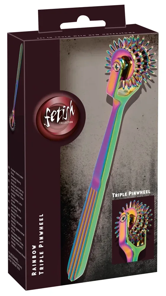 Nervenrad ?Rainbow Triple? aus Metall
