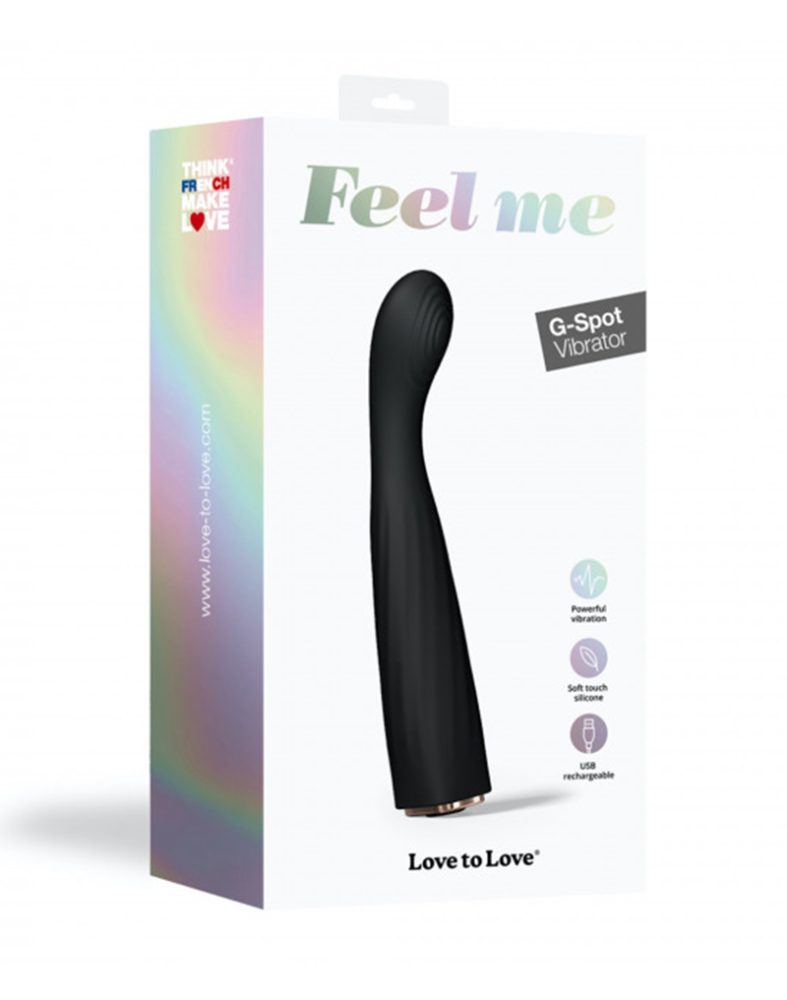 Feel Me G-Spot Vibrator Black