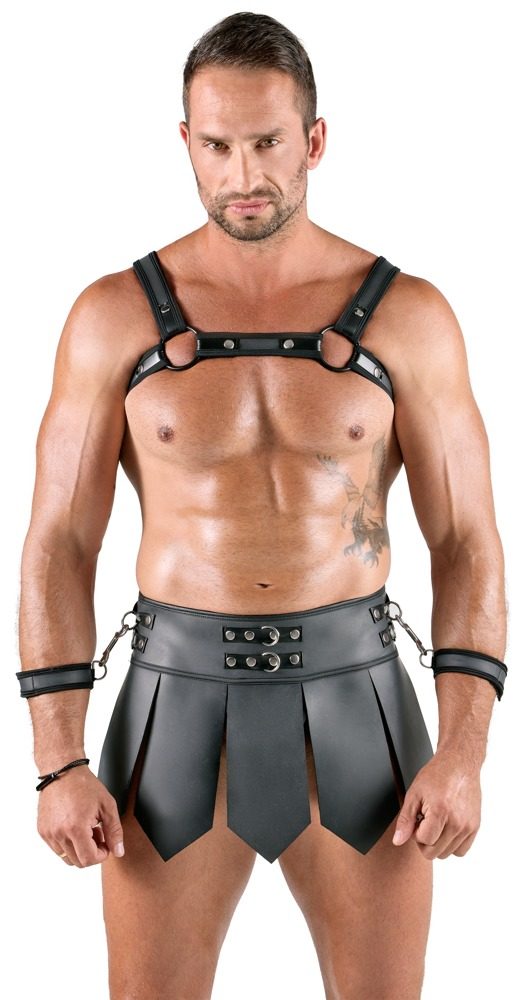 Gladiator-Rock & Brustharness im Set