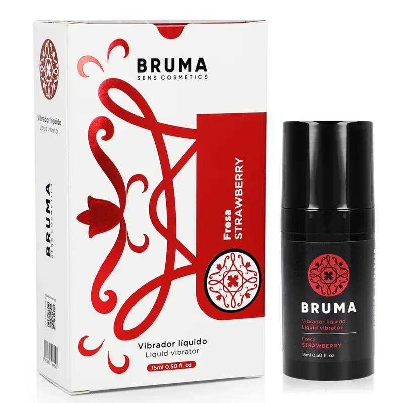 Bruma Flüssiger Vibrator Ultra Gleitend Erdbeere 15 ml