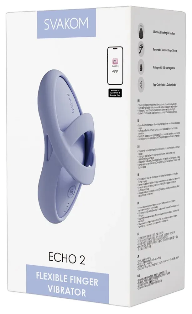 Fingervibrator ?Echo 2? mit Wärmefunktion