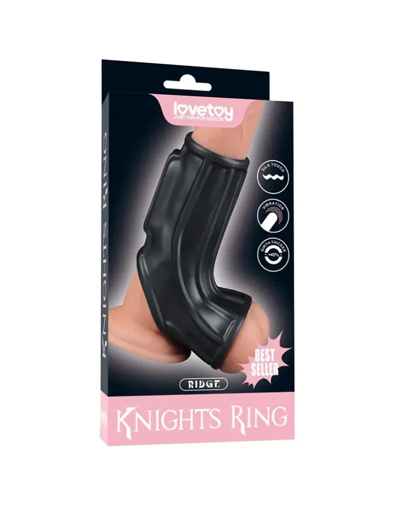 Vibrating Penis Sleeve Ridge Knights Ring