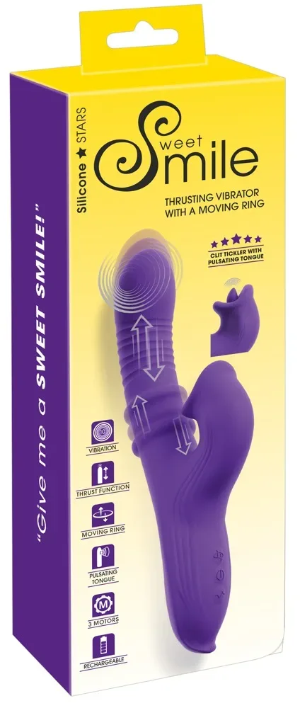 Rabbitvibrator mit Stoßfunktion