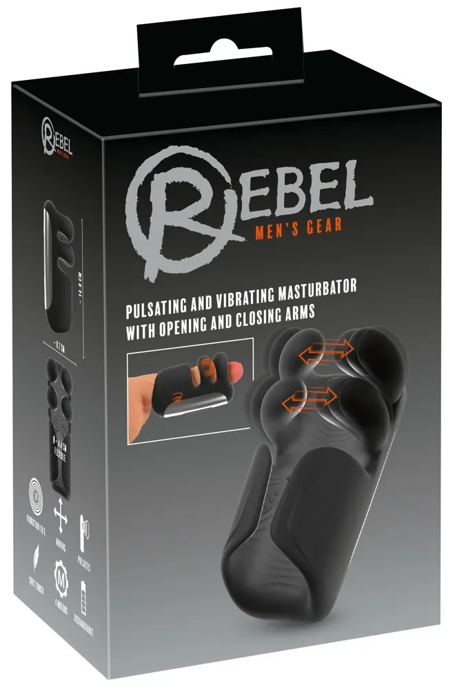 Masturbator mit Pulsation, Vibration & Greifmassage