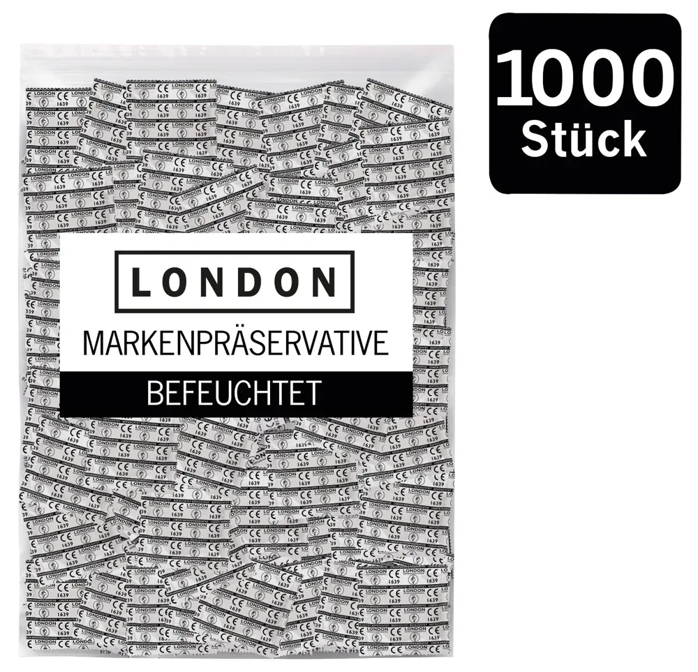 Kondome ?LONDON Q600 feucht? mit Beschichtung auf Silikonbasis