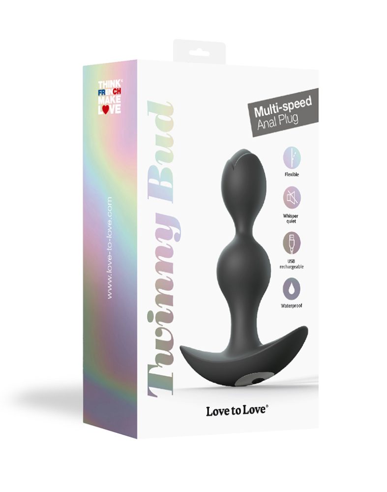 Twinny Bud Vibrator Black