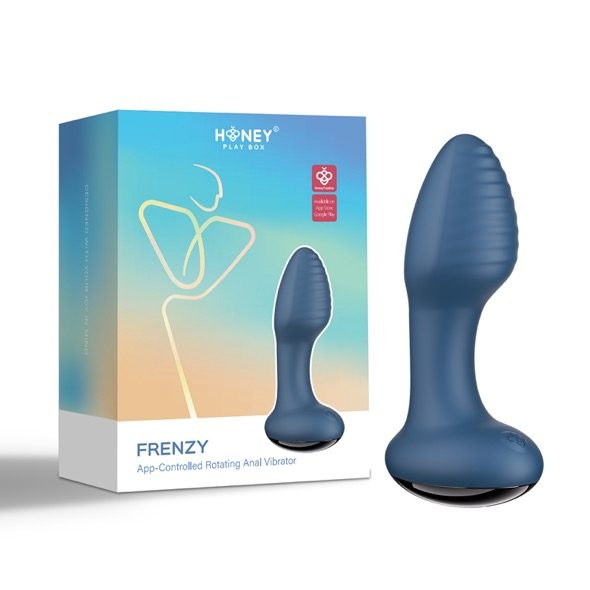 Frenzy Rotating Anal Vibrator Blue