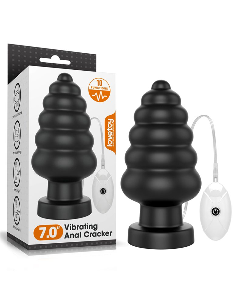 King Size Vibrating Anal Cracker 18 cm
