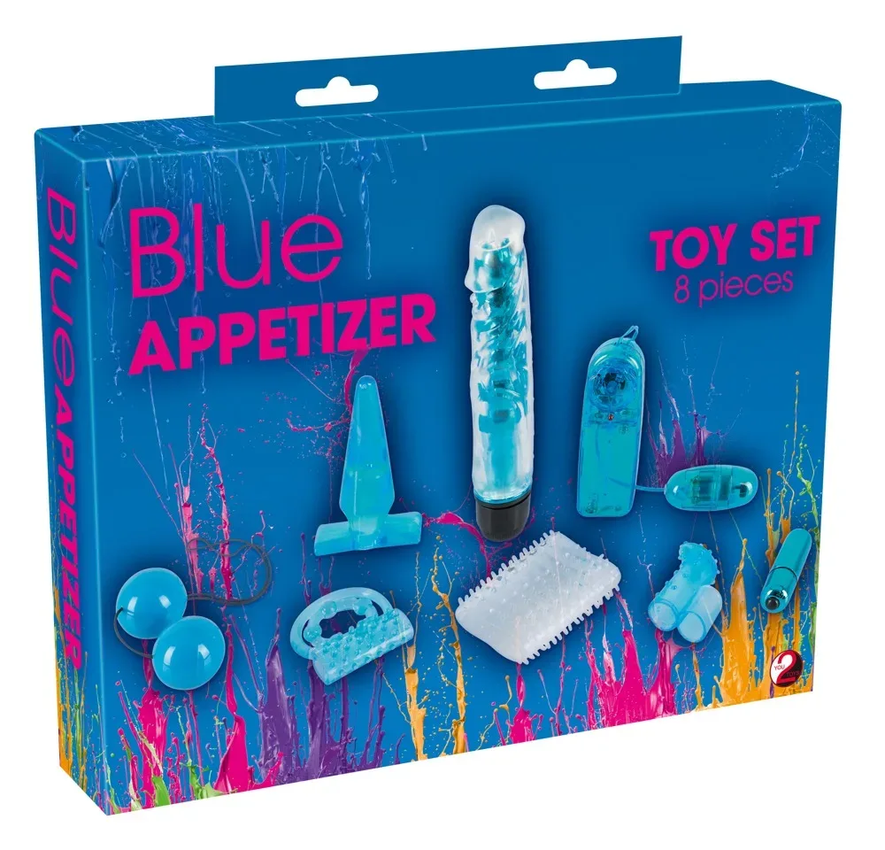 Blue Appetizer Lovetoy Set