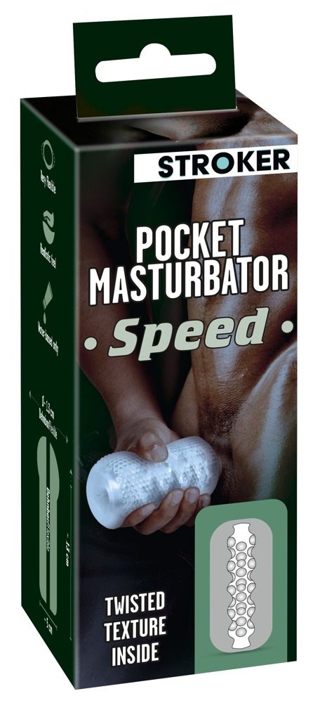 Masturbator ?Pocket?, außen mit Noppen für besseren Halt