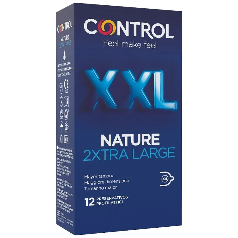 Control Nature 2Xtra Large XXL Kondome 12 Stück