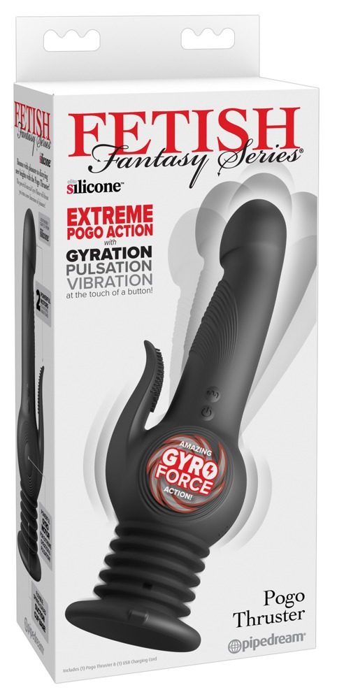 Vibrator ?Pogo Thruster? mit federndem Saugfuß