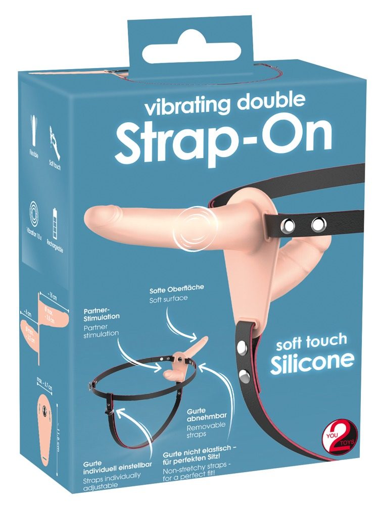 Umschnallvibrator ?Vibrating Double Strap-On?