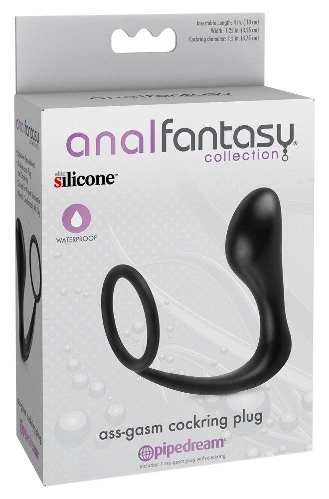 Analplug ?ass-gasm? mit Penisring