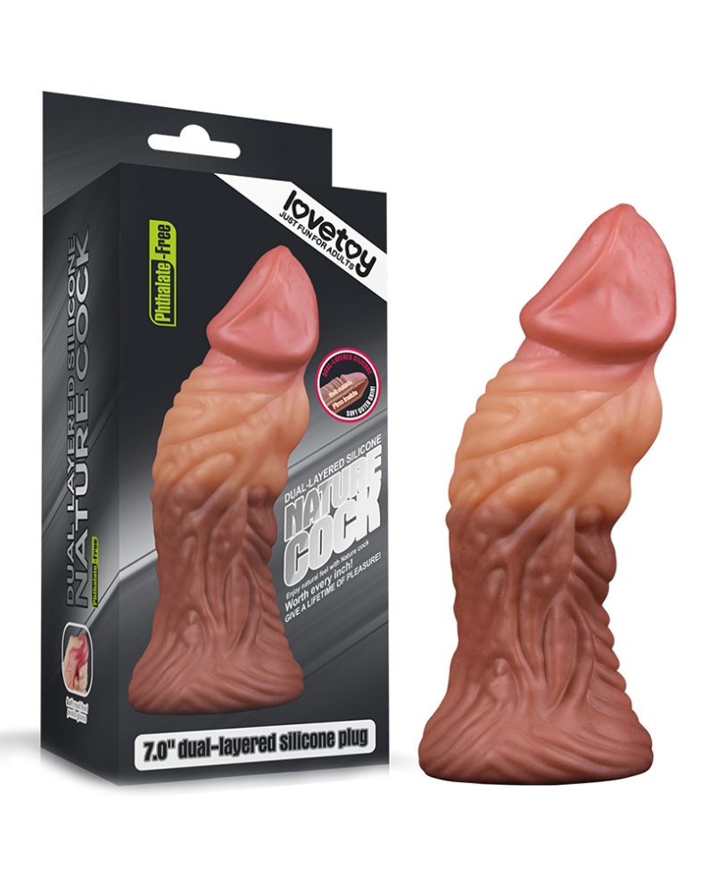 Dual Layered Silicone Penis 7"