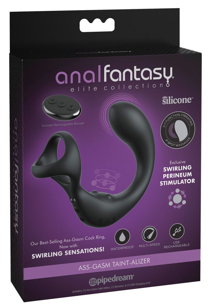 Prostata-Vibrator ?Ass-Gasm Taint-Alizer? mit Swirling Perineum Stimulator