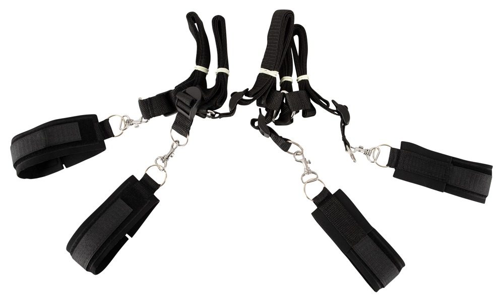 Bettfessel-Set ?Wraparound Mattress Restraints? aus Samt