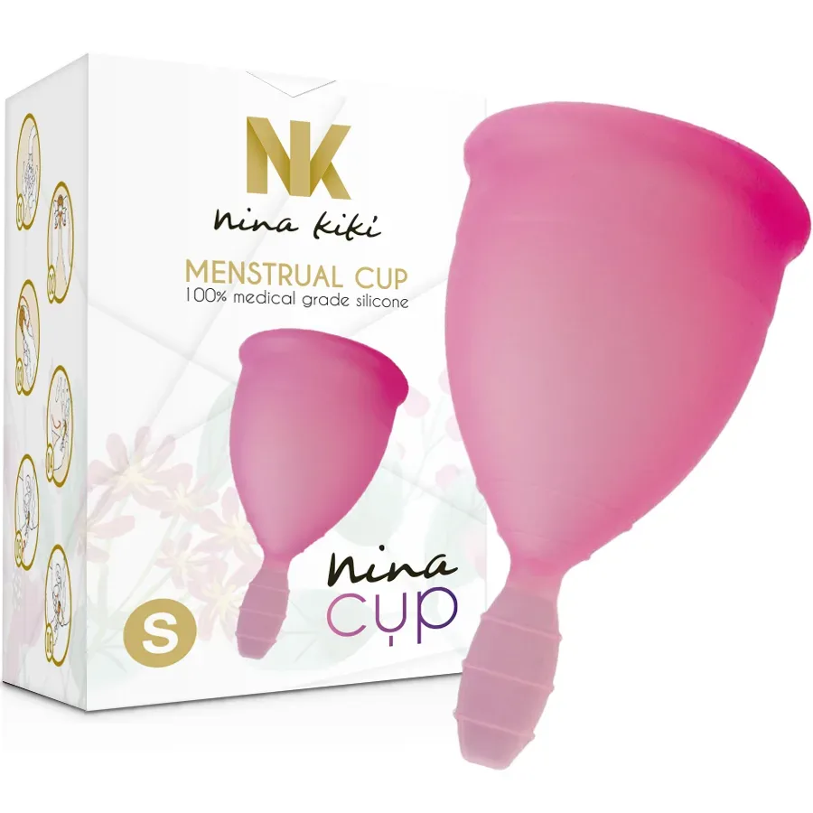 Nina Kikí Menstrual Cup Rosa Grösse S