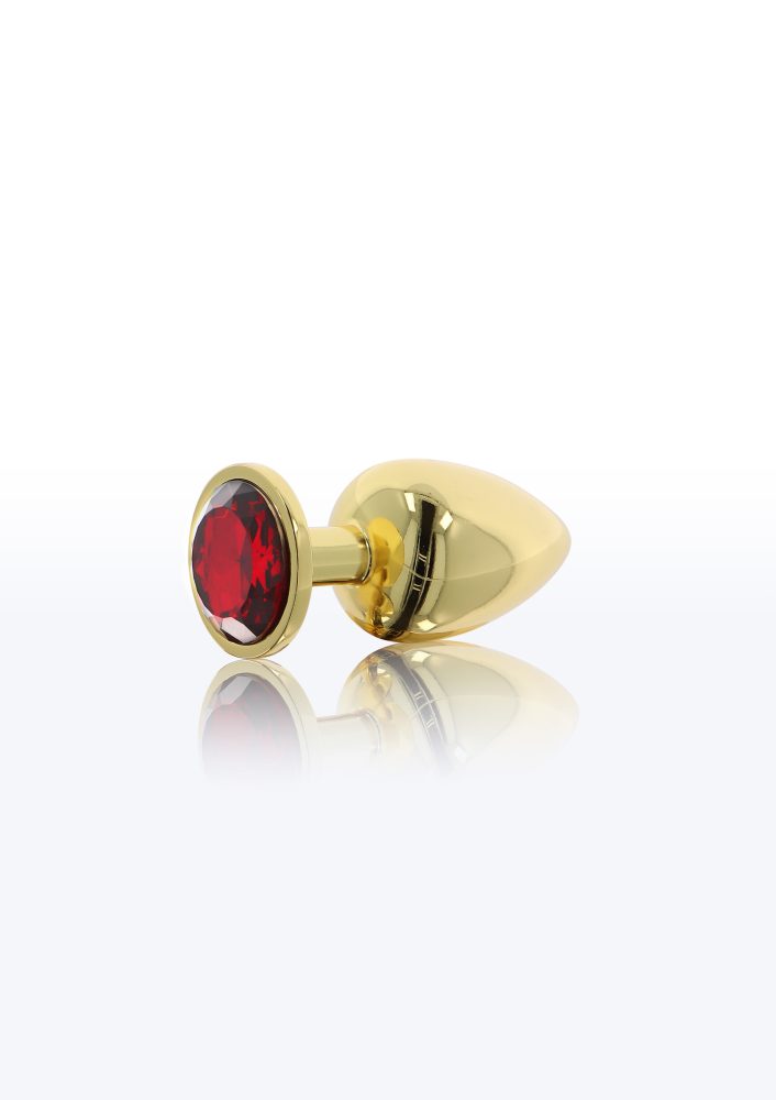 Taboom Butt Plug With Diamond Jewel S Red
