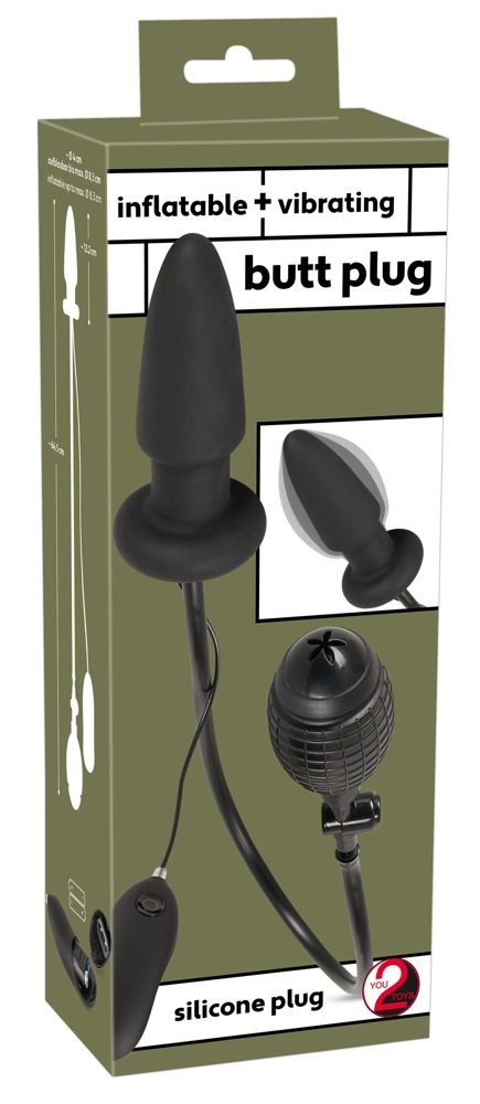 Analplug ?Inflatable Vibrating?, zum Aufpumpen