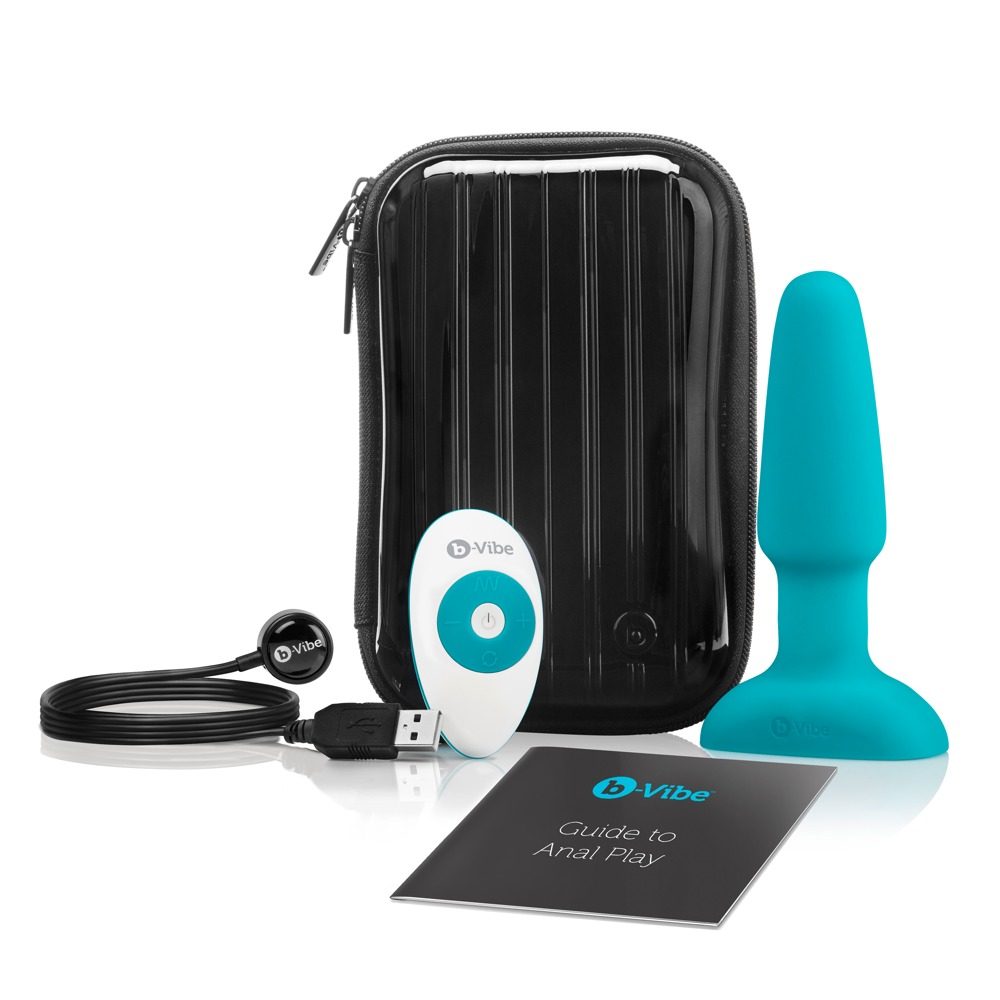 b-Vibe Vibro Analplug türkis