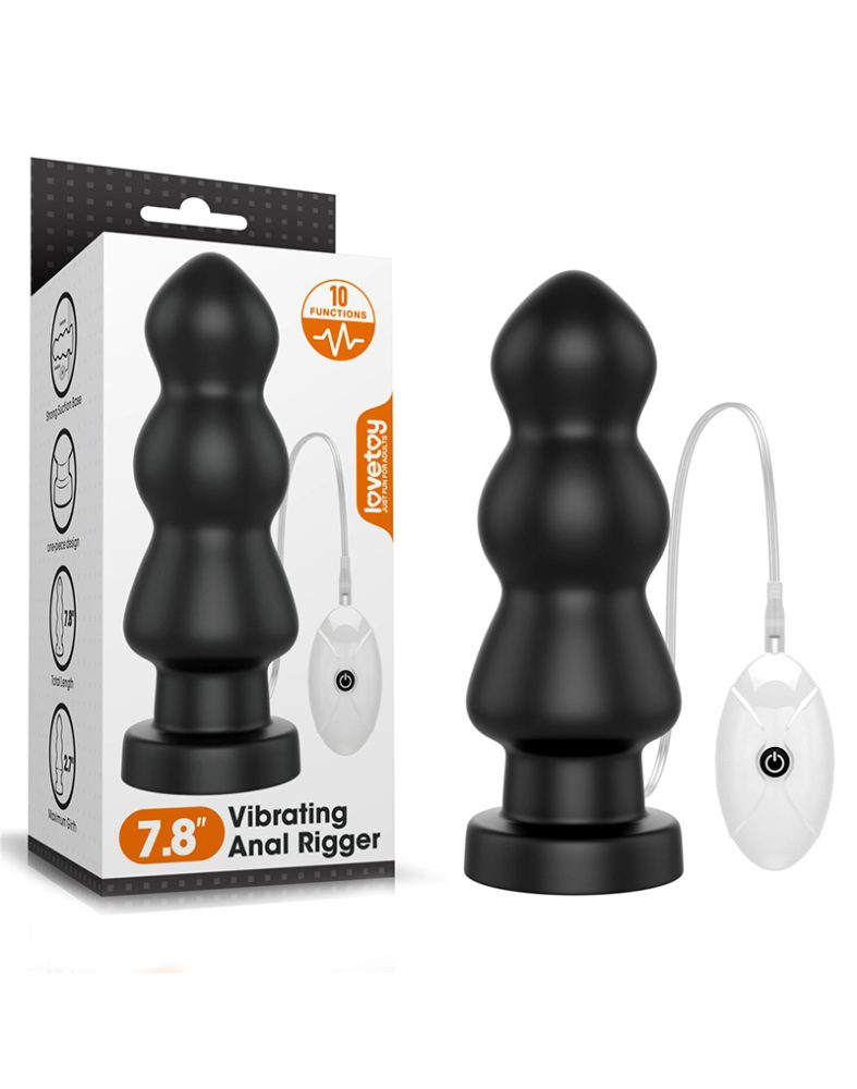 King Size Vibrating Anal Rigger 20 cm