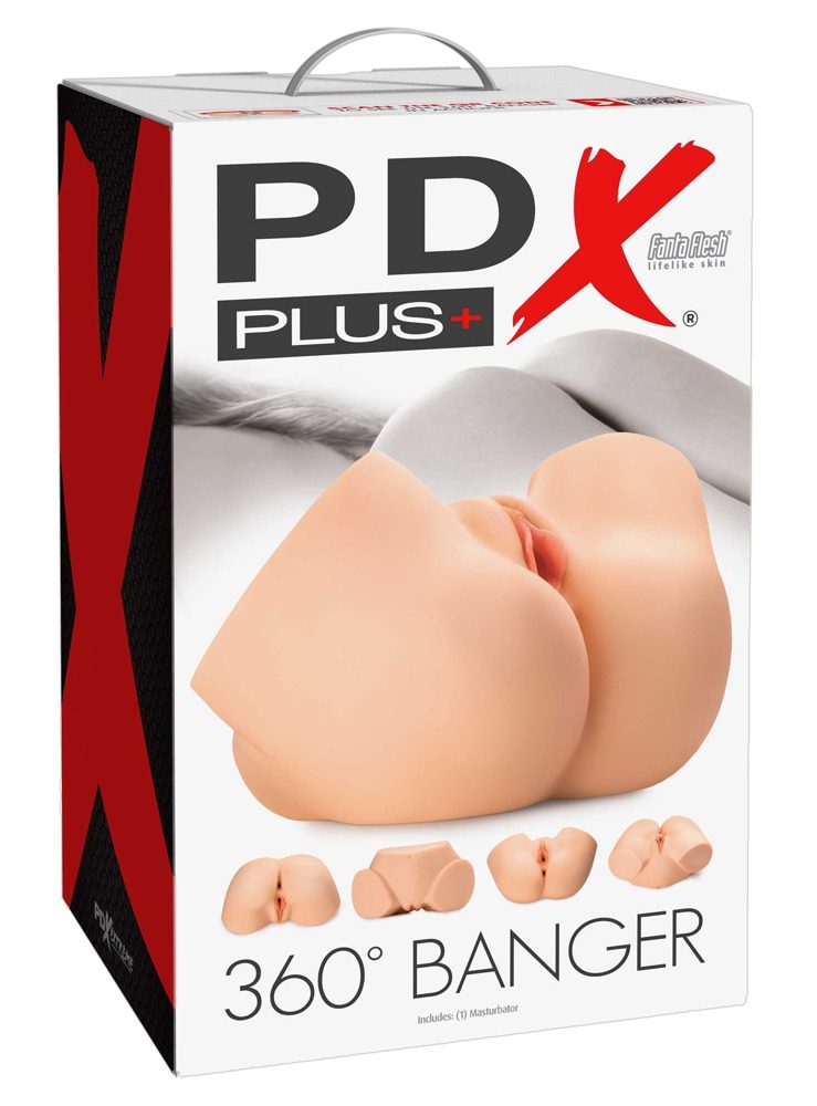 Torso-Masturbator ?360° Banger? mit 2 Lustöffnungen