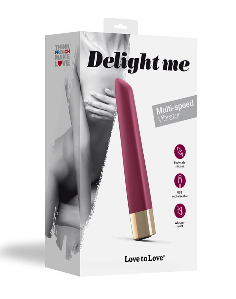 Delight Me Vibrator Plum