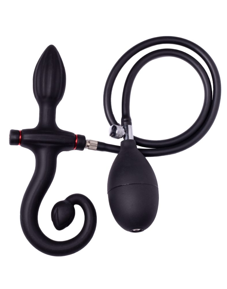 Inflatable Anal Plug with Double Balloon